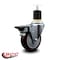 Service Caster 4'' Maroon Poly Swivel 1-7/8'' Expanding Stem Caster with Brake SCC-EX20S414-PPUB-MRN-PLB-178 - alternate 4